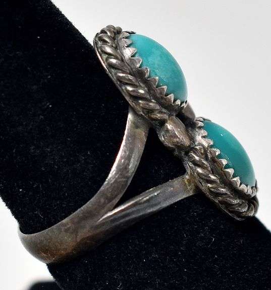 Turquoise Gemstone Ring in Sterling Silver