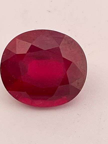 CERTIFIED 9.06 NATURAL RUBY