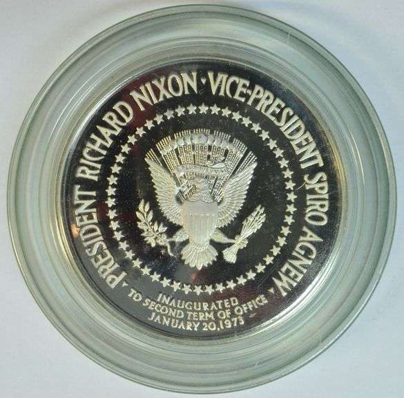 Official (heavy) 1973 Presidential Inaugural Proof Medal in Solid Sterling Silver