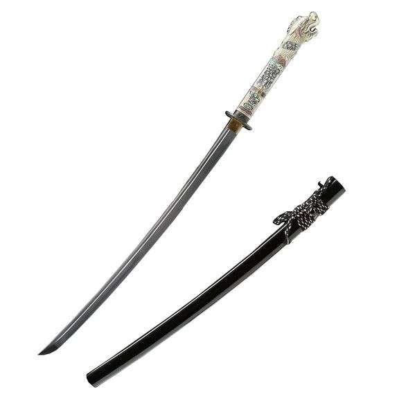 Spring Steel Dragon-Head Samurai Katana