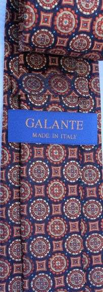 Fine Quality Italian Hand Made Silk Tie By Galante