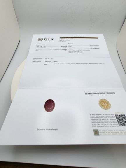 GIA Certified 3.58 CT Ruby