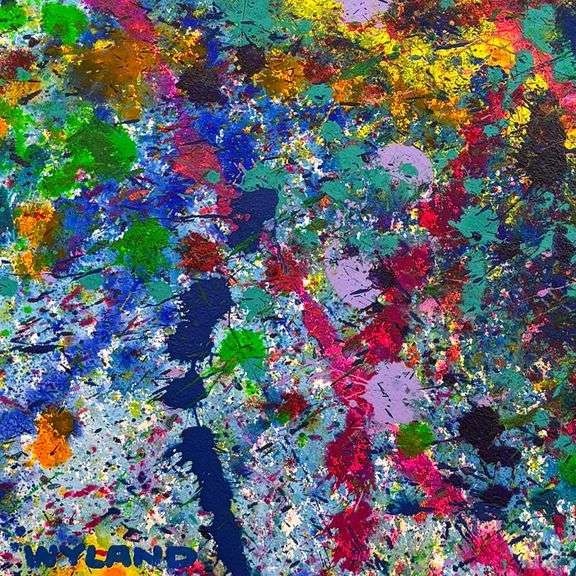 Untitled Abstract by Wyland