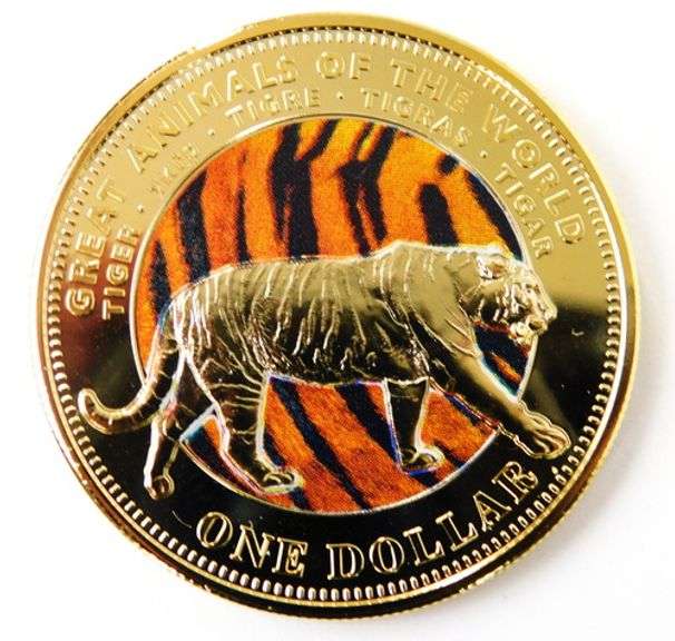 2009 Fiji One Dollar Great Animals of the World Coin