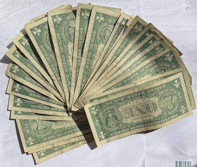 Twenty Five 1957 Series $1 Silver Certificates