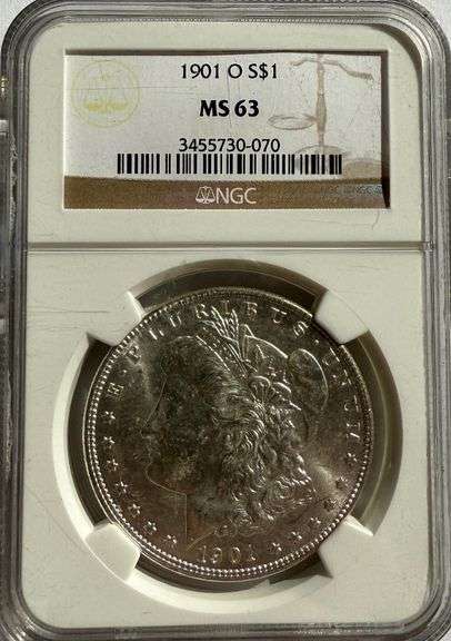 1901 O MS 63 NGC Morgan Dollar