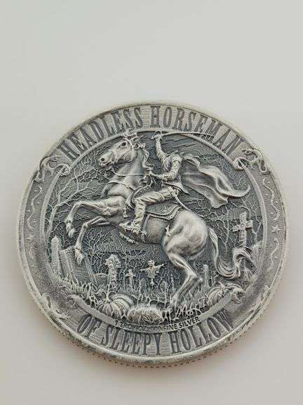 Headless Horseman Of Sleepy Hollow, 1 OZ. Silver Round