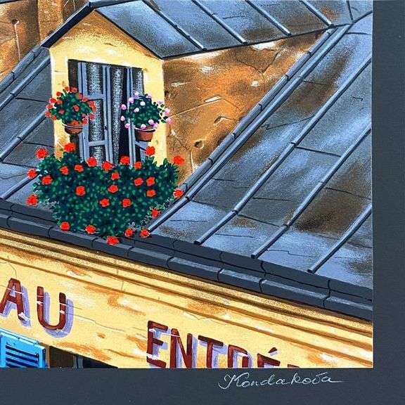 Paris Morning (Rooftops of Paris) by Liudmila Kondakova
