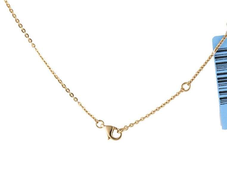 New 1.53ctw Diamond Zig Zag Bar Station Necklace in 14K