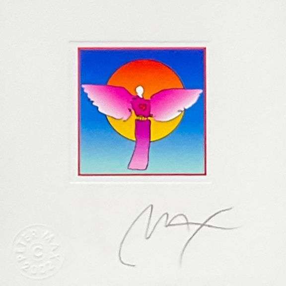 Angel with Sun Ver II by Peter Max