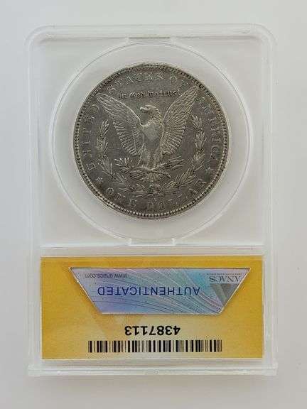 1884-S Morgan Silver Dollar, ANACS EF40 Details