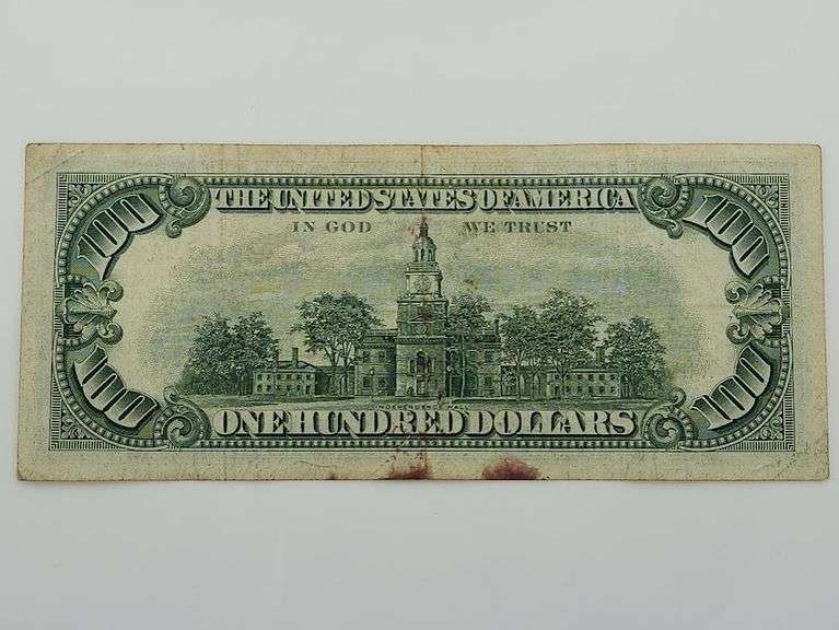 1966 $100 Red Seal United States Note