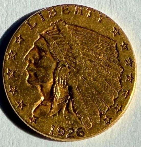 1926 US Gold $2.50 Quarter Eagle