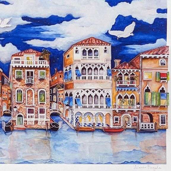 Moonlight over Venice by Linnea Pergola