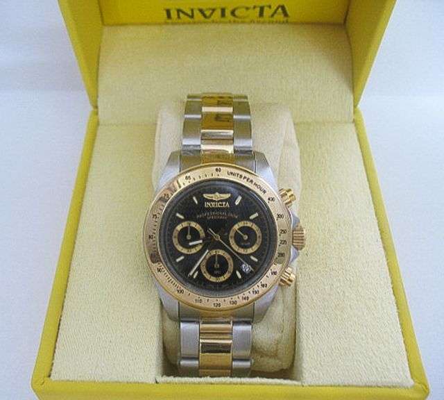 NEW INVICTA MEN'S TWO TONE SPEEDWAY CHRONOGRAPH WATCH