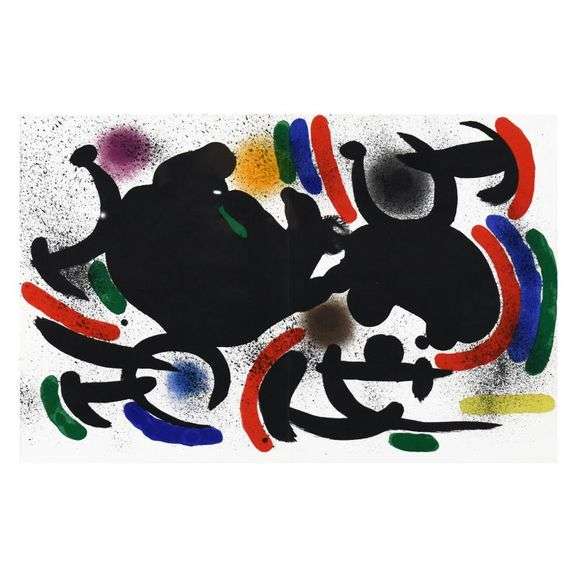 Plate VII by Miro (1893-1983)