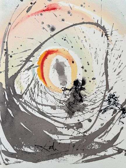 Highly Collectible and Rare Salvador Dali Original Llithograph from the 'Biblia Sacra' Suite