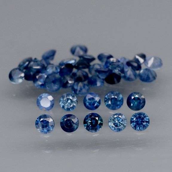 Diamond cut! 3.47ct denim blue Sapphire set