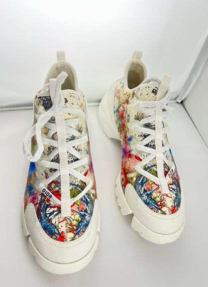 Christian Dior D Connect Zodiac Printed Brand Sneaker