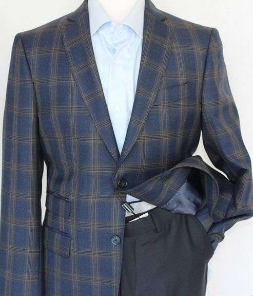 Slim Fit Notch Lapel Sport Coat, Made In Italy