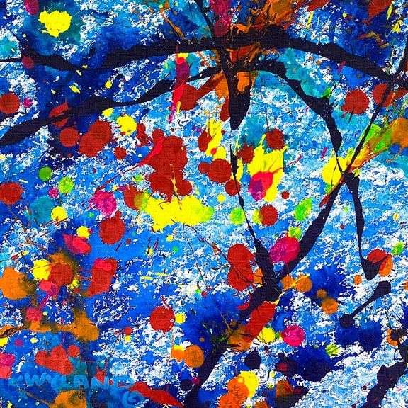 Untitled Abstract by Wyland