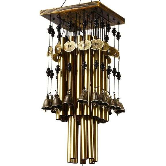 Wind Chimes 24 Copper Tubes & 16 Bells