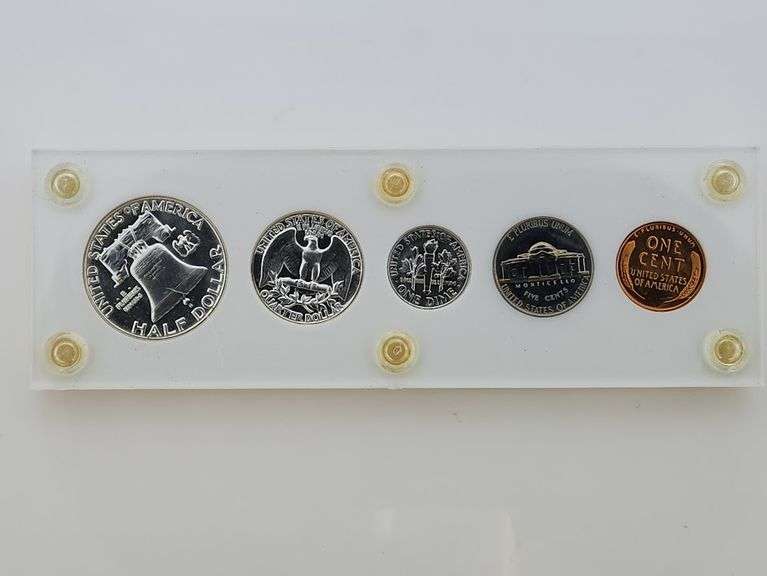 1955 United States Silver Proof Set, Capital Plastics Holder