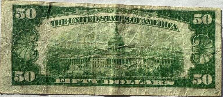 $50 1934 Cleveland Fed Reserve Note