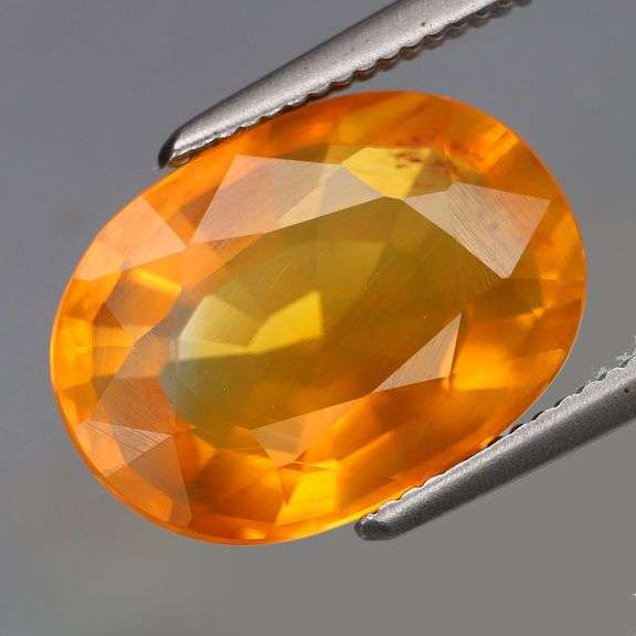Premium grade! Top crystal! 3.75ct UNTREATED orange Opal!