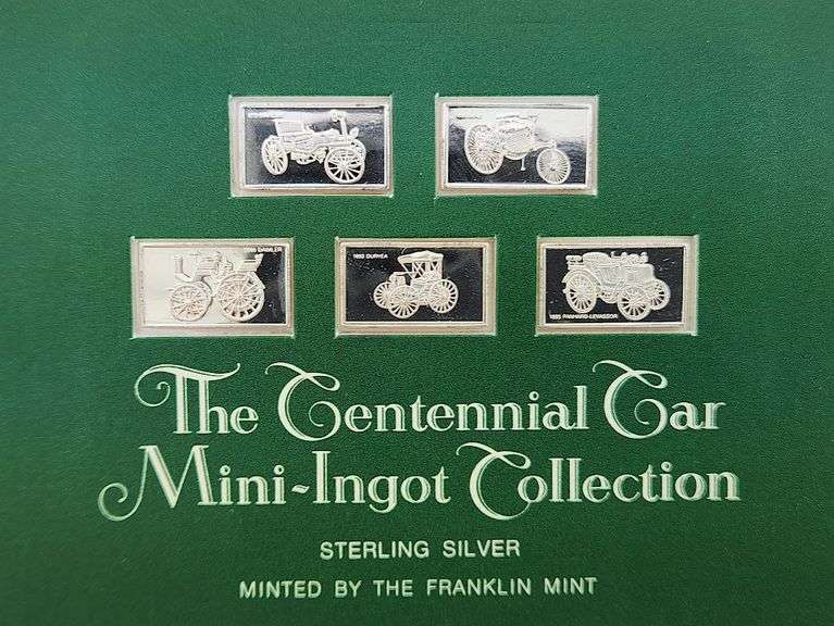The Centennial Car Mini-Ingot Sterling Silver Bar Collection