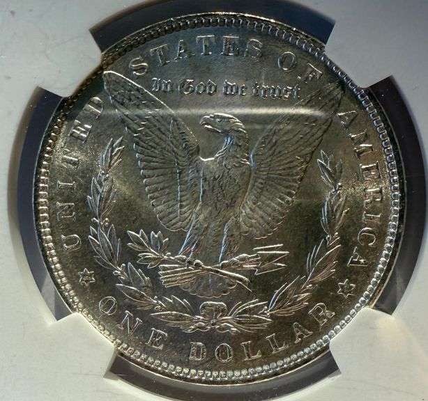 1886  Morgan Dollar NGC MS 63
