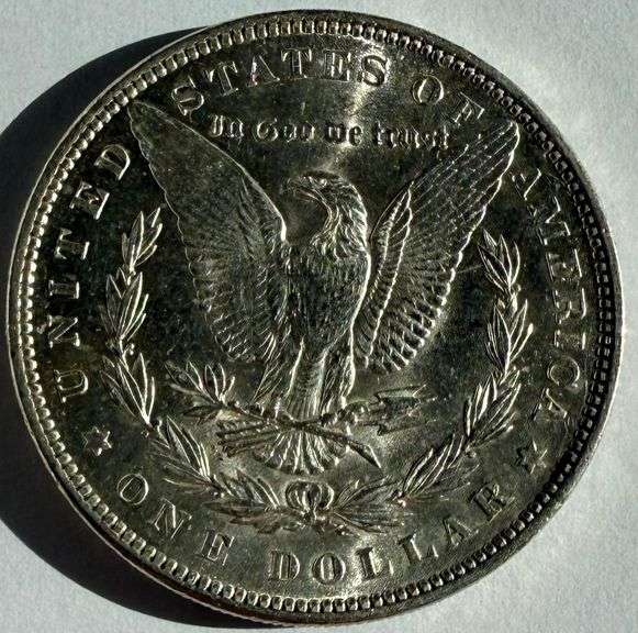 Frosty White BU 1889 Morgan