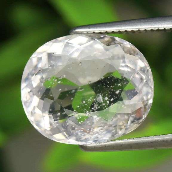 Superb 4.86ct high fire SI platinum pink Morganite