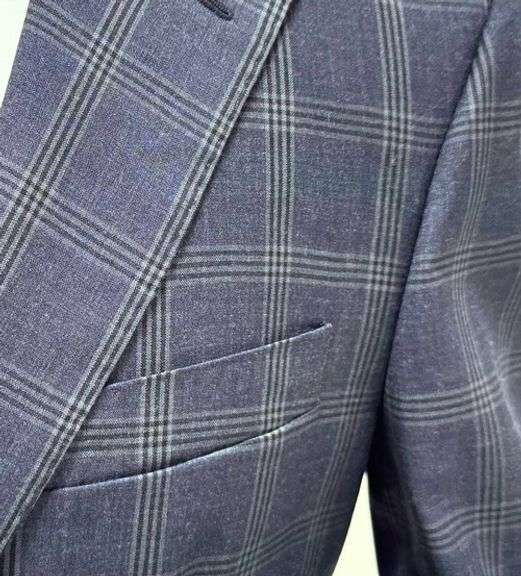 Stylish Plait Modern Fit Suit, Made in Italy