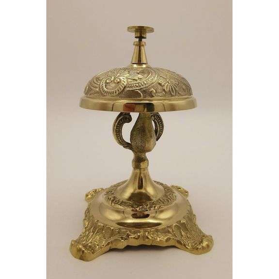 Solid Brass Victorian Style Service Bell