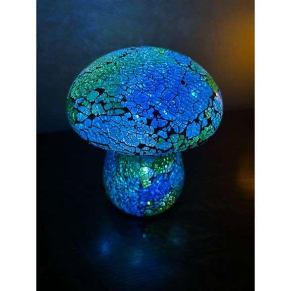 Mosaic Mushroom Garden Waterproof Light