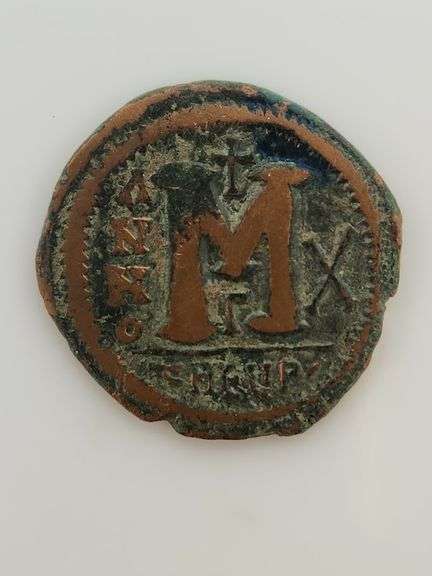 565-578 Byzantine Empire, Justin II - Bronze Follis