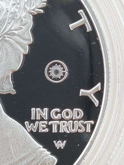 2025 W Laser Engraved Privy Silver Eagle, OGP