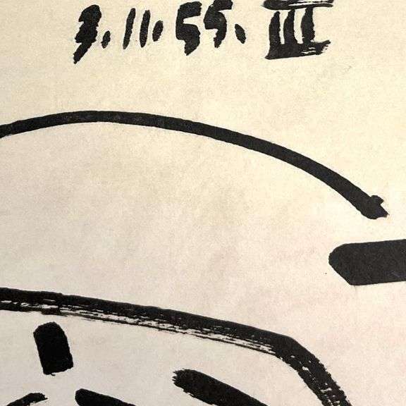 Carnet de Californie 3.11.55-III by Picasso (1881-1973)