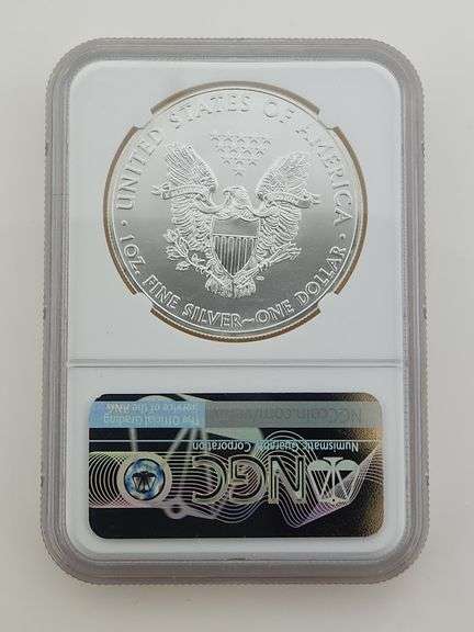 2011 American Silver Eagle, NGC MS69 "25th Anniversary"