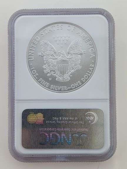 2008 W American Silver Eagle, NGC MS69 Early Releases