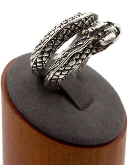 925 Sterling silver John Hardy Naga ring