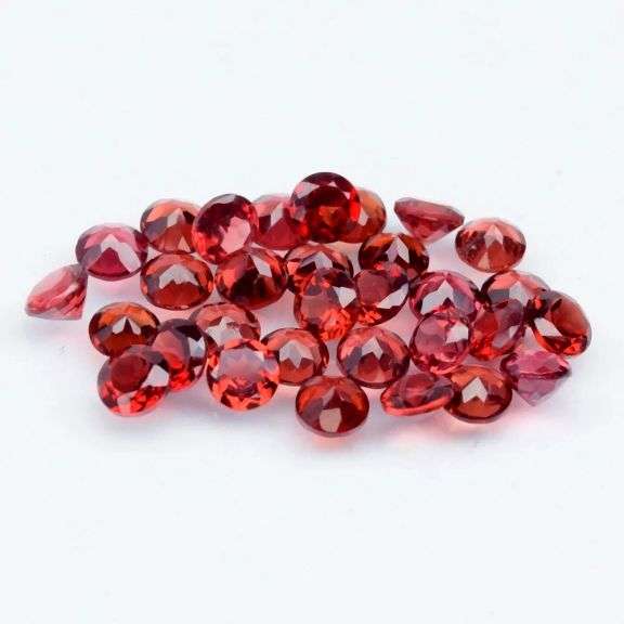 Look at this! 10.09 carats of rich red Pyrope Garnets!