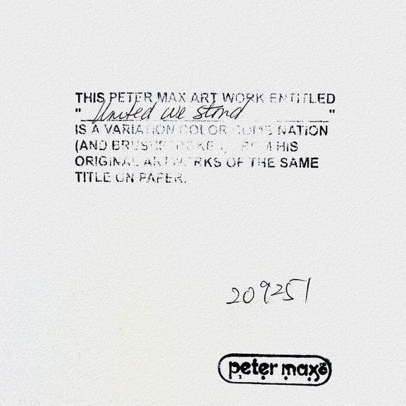 United We Stand by Peter Max