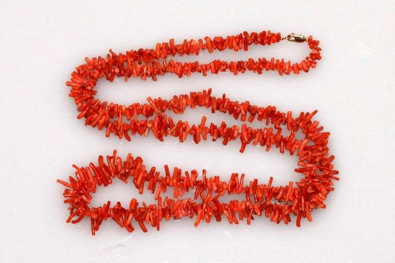 Vintage Natural Branch Coral Necklace