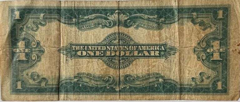 Last Large Size 1923 Choice Unc US $1 Silver Certificate.