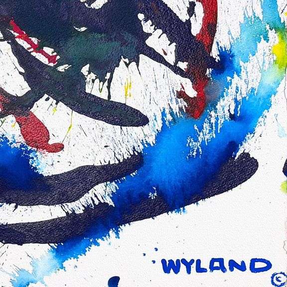 Untitled Abstract by Wyland