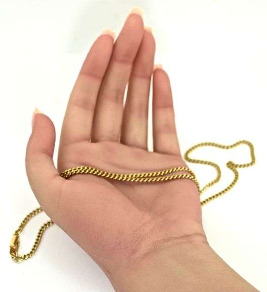 Ultra Classic 18K Yellow Gold 21" Standard Link Necklace