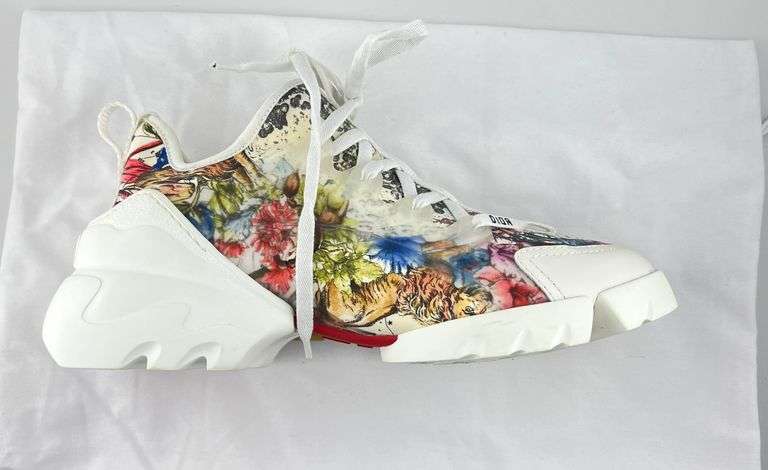Christian Dior D Connect Zodiac Printed Brand Sneaker