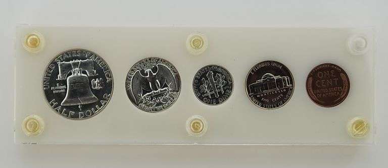 1951 United States Silver Proof Set, Capital Plastics Holder